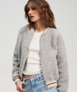 Alwero - Jacke BOOM, Silver, Biowolle, ultra light