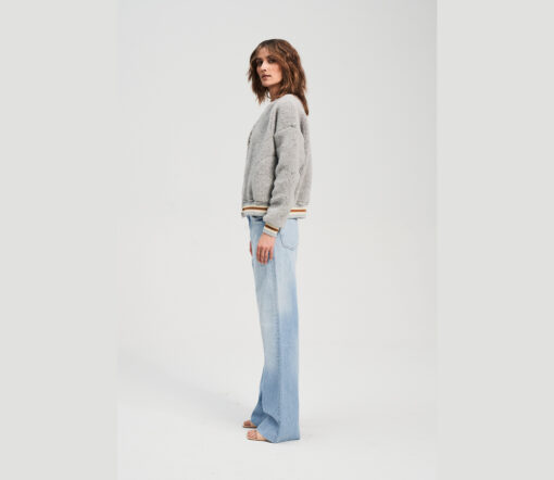 Alwero - Jacke BOOM, Silver, Biowolle, ultra light – Bild 3