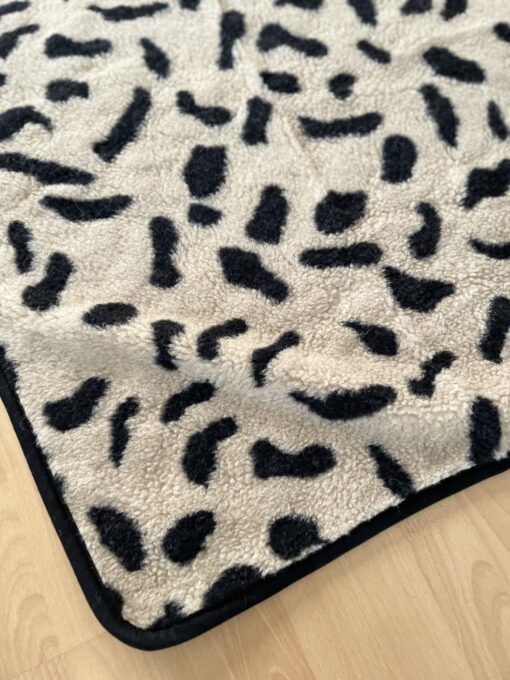 Alwero - Decke TUMBLER LEO Biowolle, Gepard – Bild 2