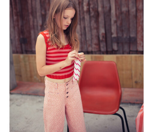 PiuPiuChick - Jeans, Pink Leo Print – Bild 3