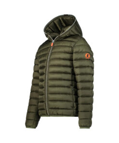 Save the Duck - Leichte Übergangsjacke mit Kapuze "HUEY", Vegan, olive green, unisex