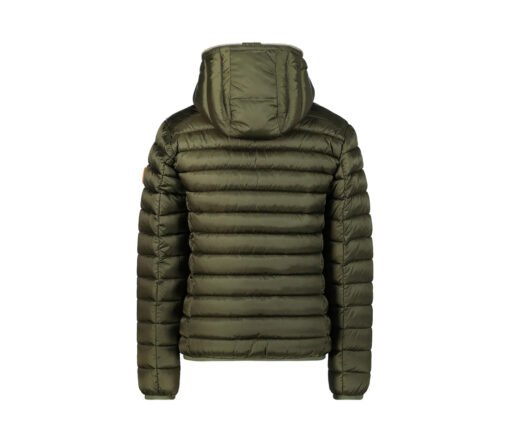 Save the Duck - Leichte Übergangsjacke mit Kapuze "HUEY", Vegan, olive green, unisex – Bild 3