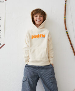 The New Society - Sweater "Newbury Kangaroo", Ecru