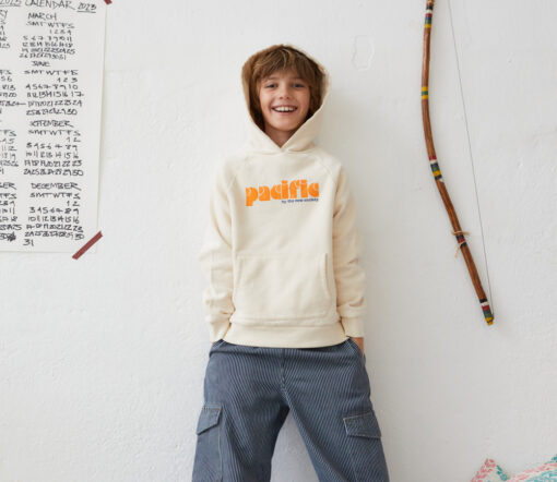 The New Society - Sweater "Newbury Kangaroo", Ecru