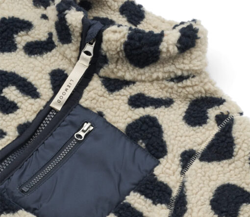 Liewood -  Teddyjacke "Nolan", Mega Leo/Mist Mix – Bild 3