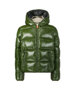 Save the Duck - Winter Daunenjacke mit Kapuze "KATE", Vegan, pine green