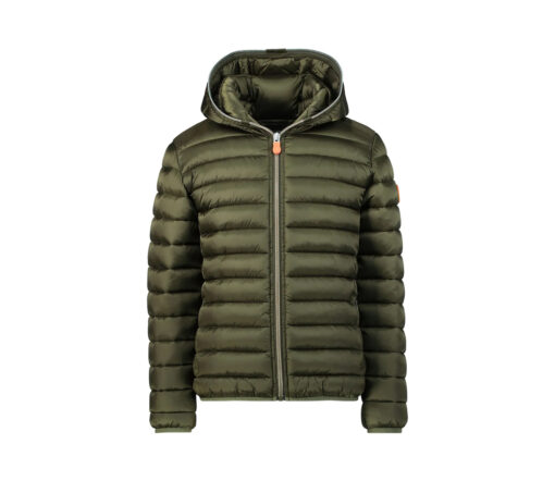 Save the Duck - Leichte Übergangsjacke mit Kapuze "HUEY", Vegan, olive green, unisex – Bild 2