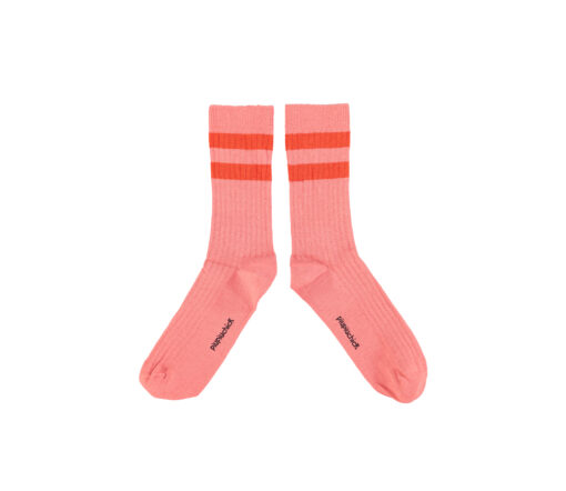 PiuPiuChick - Socken, Pink gestreift