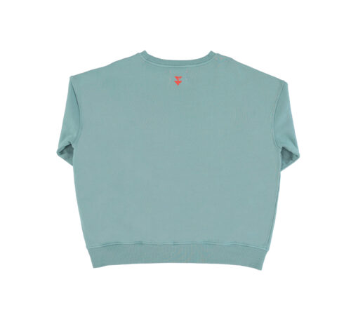 Sisters Department - Sweatshirt, "HEARTS Multicolour", Blue, Biobaumwolle (Gr. S) – Bild 3