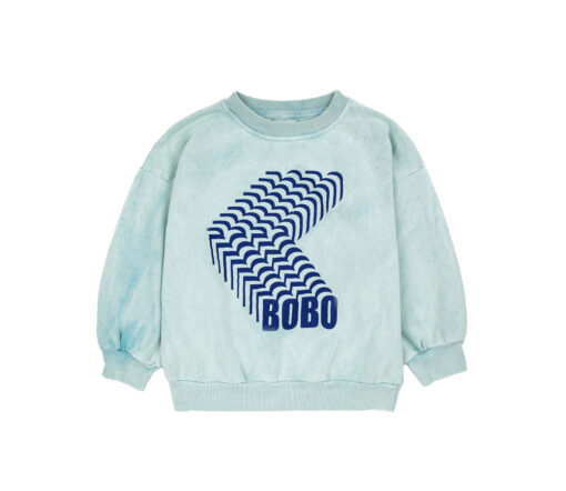 BOBO CHOSES - Sweatshirt "Shadow", hellblau