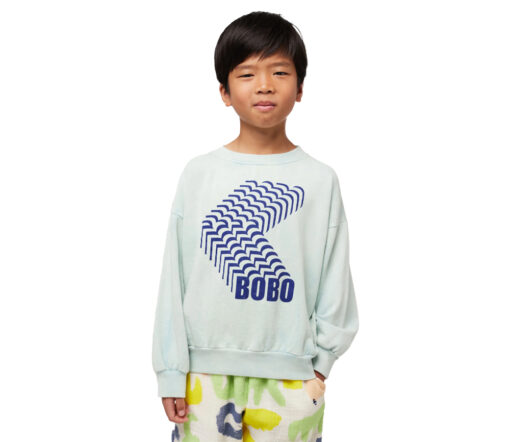 BOBO CHOSES - Sweatshirt "Shadow", hellblau – Bild 2