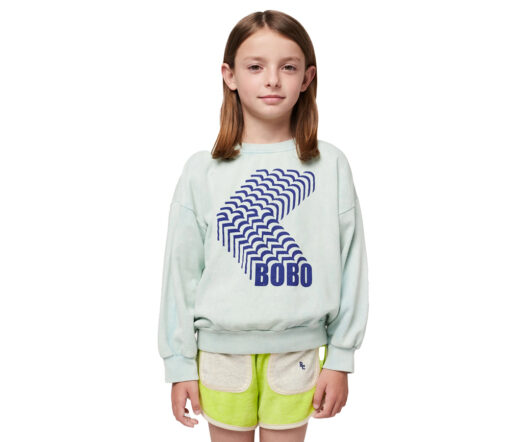 BOBO CHOSES - Sweatshirt "Shadow", hellblau – Bild 3
