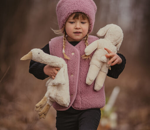 Alwero - Stirnband / Halswärmer VOVO, Venetian Pink, Biowolle, ultra light – Bild 9