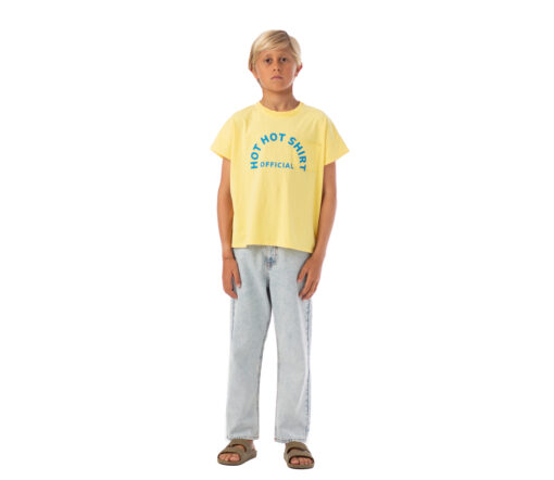 PiuPiuChick - T-Shirt "ICE CREAM", yellow, Biobaumwolle – Bild 4