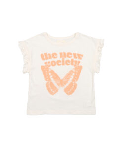 The New Society - T-Shirt "DEL REY", off white, Biobaumwolle