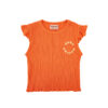 BOBO CHOSES - Top "Circle ruffled tank top", orange