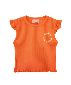 BOBO CHOSES - Top "Circle ruffled tank top", orange