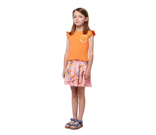 BOBO CHOSES - Top "Circle ruffled tank top", orange – Bild 2