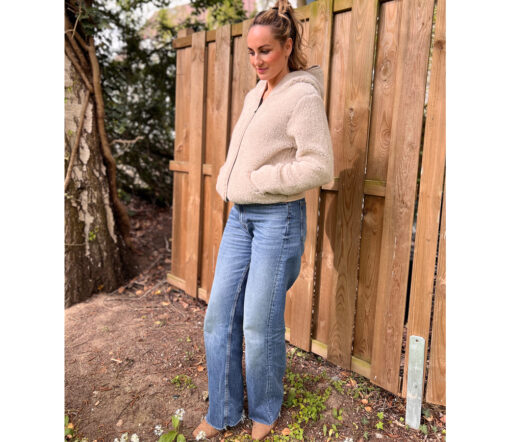 Alwero - Übergangsjacke "YPOS" Adult, Biowolle, Sand Brown, ultra light – Bild 3