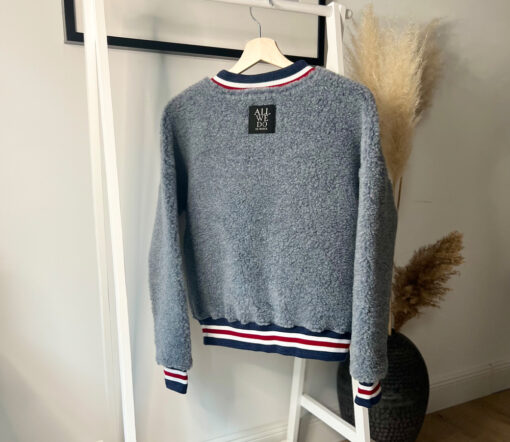 Alwero - Jacke BOOM, Grey Denim, Biowolle, ultra leicht – Bild 7