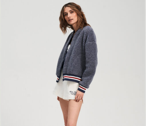Alwero - Jacke BOOM, Grey Denim, Biowolle, ultra leicht – Bild 8