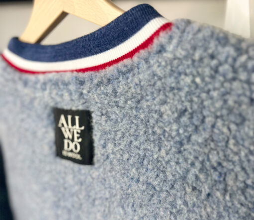 Alwero - Jacke BOOM, Grey Denim, Biowolle, ultra leicht – Bild 9