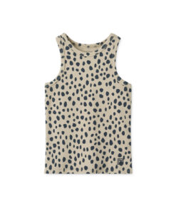 Liewood -  Tank Top "Embla", gerippt, Leo spots, Biobaumwolle GOTS
