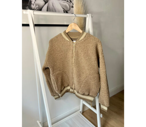 Alwero - Jacke BOOM, Tan, Biowolle, ultra light – Bild 2