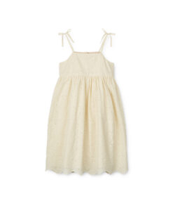 Liewood -  Empire Kleid "Gunhild", Lochstickerei, Cream, Biobaumwolle GOTS