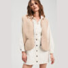 Alwero - Weste "POS" Adult, Biowolle, Sand, ultra light