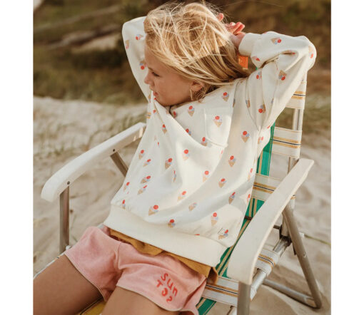 SPROET & SPROUT - Sweatshirt, ICE CREAM, Bio Baumwolle – Bild 2