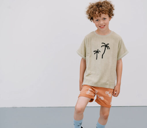 SPROET & SPROUT - T-Shirt, PALMS, Terry Bio Baumwolle