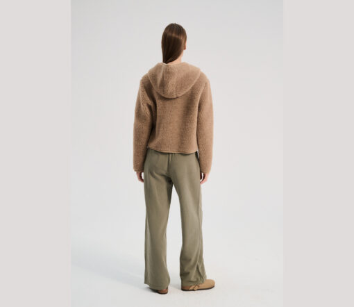 Alwero - Übergangsjacke "YPOS" Adult, Biowolle, Tan, ultra light – Bild 6