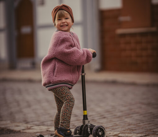 Alwero - Jacke BOOM Jr., Venetian Pink, Biowolle, ultra leicht