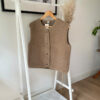 Alwero - Weste "TYB" Adult,  TAN, Biowolle Ultra Light