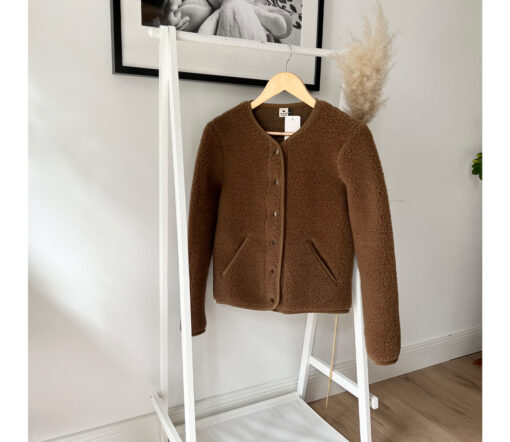 Alwero - Jacke "TYBS" Adult,  Teddy Brown, Biowolle Ultra Light