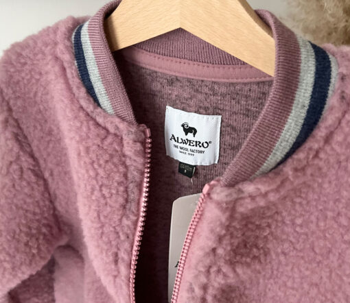 Alwero - Jacke BOOM Jr., Venetian Pink, Biowolle, ultra leicht – Bild 8