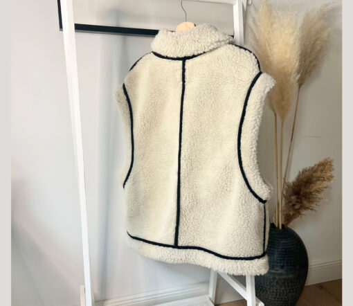 Alwero - Weste HIRO, Oversize Polar Bear, Biowolle, LIMITED EDITION – Bild 5