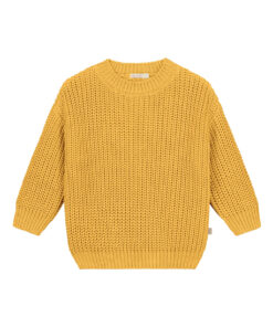 YUKI - Chunky Knit, LEMON, Bio Baumwolle