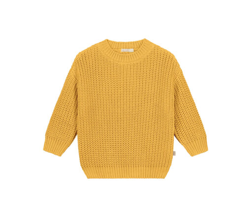 YUKI - Chunky Knit, LEMON, Bio Baumwolle