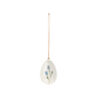 Maileg -  Ornament, "Osterei Blume", blau, geriffelt, Metall