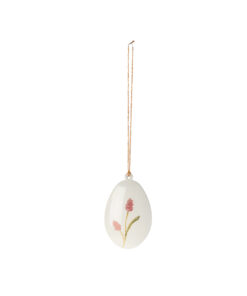 Maileg -  Ornament, "Osterei Blume", rosa, glatt, Metall
