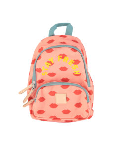 PiuPiuChick - Rucksack Piupiuchick X Jojo Factory, Pink w/ Lips
