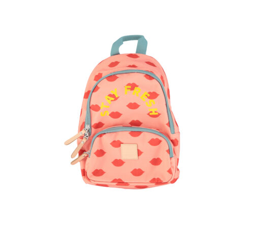 PiuPiuChick - Rucksack Piupiuchick X Jojo Factory, Pink w/ Lips