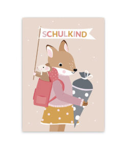 Nellie&Finn - Postkarte Schulkind "EMMA"