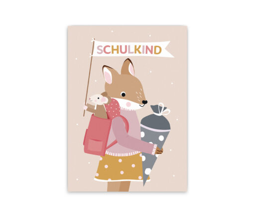 Nellie&Finn - Postkarte Schulkind "EMMA"