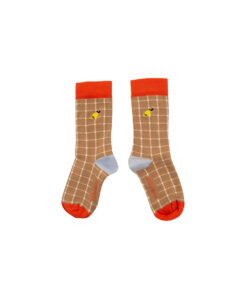 Sticky Lemon - Socken "Farmhouse", check harvest moon