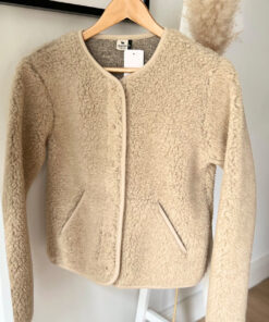 Alwero - Jacke "TYBS" Adult,  Sand Brown, Biowolle Ultra Light