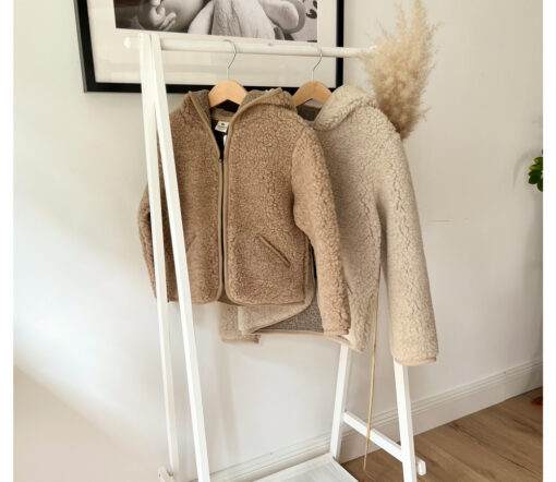 Alwero - Übergangsjacke "YPOS" Junior, Biowolle, TAN, ultra light – Bild 11