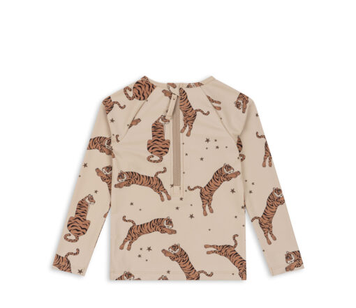 Konges Sløjd -  Schwimmshirt "Aster", Tiger – Bild 3